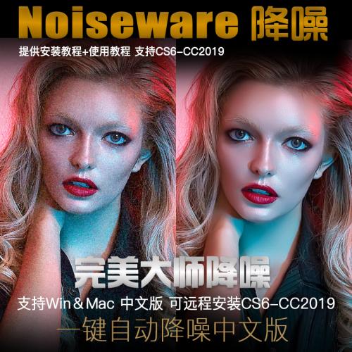 Win/MacPS滤镜插件imagenomic Noiseware 磨皮降噪插件 中文版